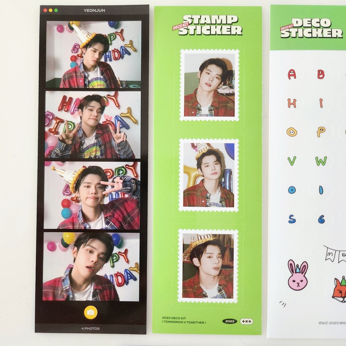 TXT - 2023 DECO KIT POB PHOTOCARD, MEMBER SET (2pcs+Instant