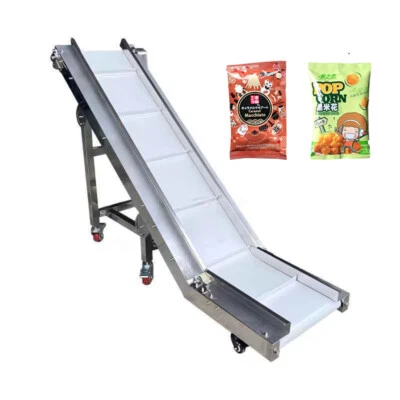 Maßgeschneidert Automatisch PVC Förderband Sauce Granulat Beutel Beutel Schräg Aufzug - Bild 1 von 4