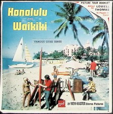 1960's HONOLULU and WAIKIKI Oahu HAWAII 3d View-Master 3 Reel Packet NEW SEALED