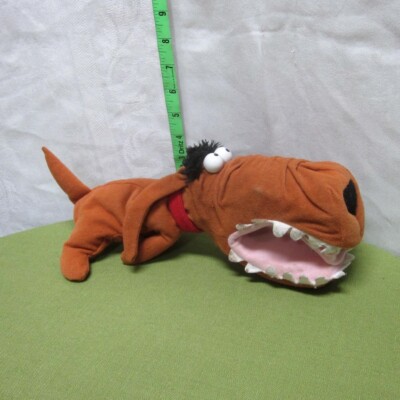 WOOFER SNAPPER clamping Tiger Electronics brwn plush Takara Toy barking dog 2000