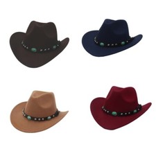 Homburg Cowboy Hats Modern Porkpie Hat Stylish Panama Hat Fashionable Fedoras