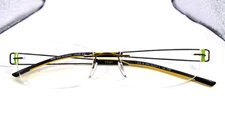 Silhouette 4234 40 6052 Yellow/Black 54-17-140 Rimless Eyeglasses Frame Austria