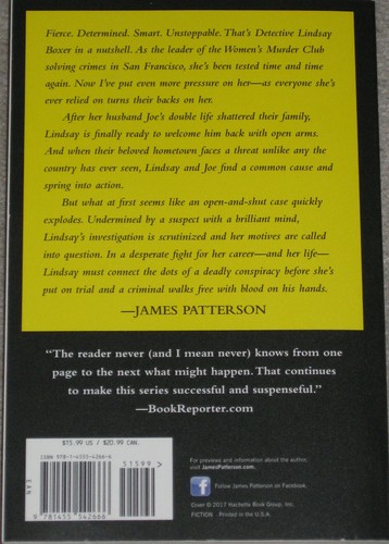 Women's Murder Club 16th Seduction Patterson Paetro 2017 Trade Paperback Book - Picture 2 of 2