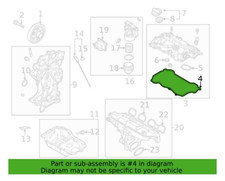 OEM 22441-2F600/ 2F601 GASKET-ROCKER COVER Track# for Hyundai Palisade 2020~2022