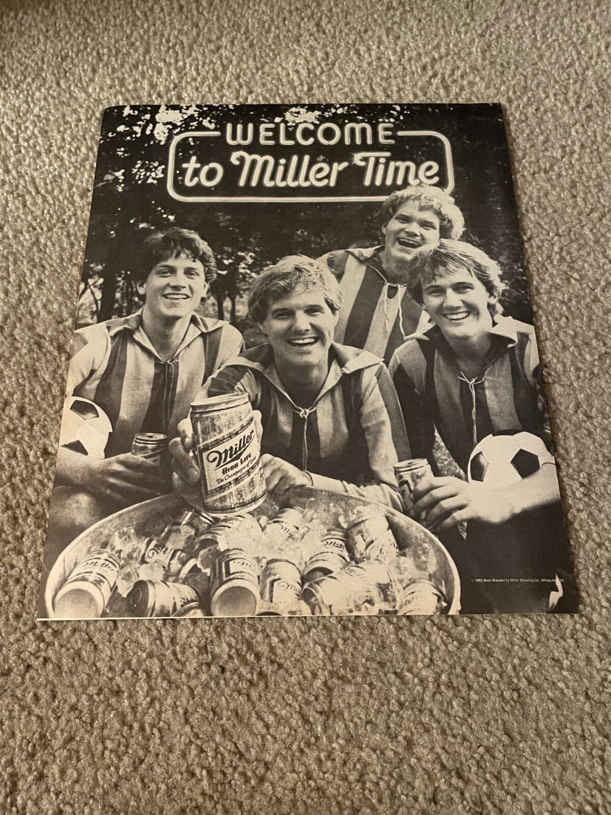vintage-1983-miller-beer-poster-print-ad-1980s-welcome-to-miller-time