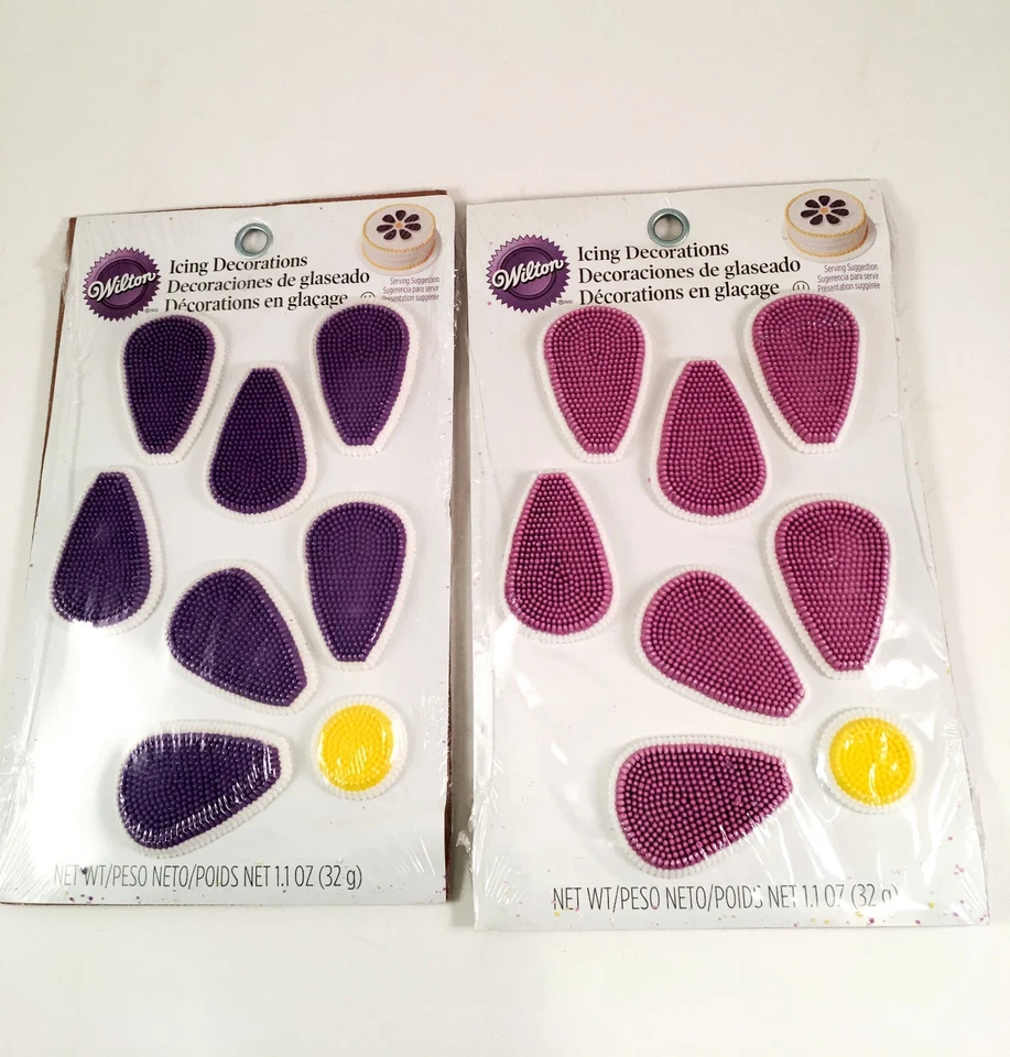 Wilton Royal Flower Glaseado Decoración 1/2" Mini 32 Caramelos Margarita (Paquete de 5) Foto 2 de 4