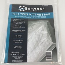 Full/ Twin Mattress Bag 54" x 14" x 91" for Moving/Storage SS-9015PL