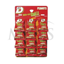 Big D Chilli Flavoured Nuts Peanuts on a Pub Card - 12 x 50g Packs