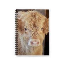 Cute Cow Spiral Notebook - Perfect for School, Gift for Farm Lovers,