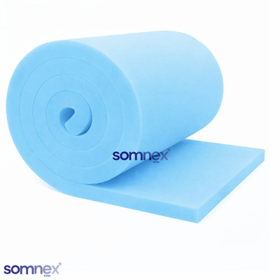 Feste blaue Schaumstoff Matratzenauflage zugeschnitten Schaumstoff 1''/2''/3''/4''/5''/6''/7''/8''
