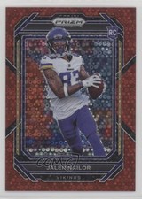 2022 Panini Prizm Rookies No Huddle Red Prizm 42/50 Jalen Nailor #358 1h9h