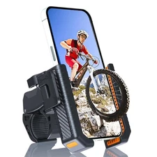 Bike Phone Holder 360° Rotation Quick Release Motorcycle Mount for 4.5–7" iPhone