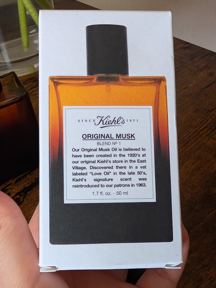 Kiehl's Original Musk No 1 Eau de Toilette 50 mL 1.7 Oz Fragrance Full ...