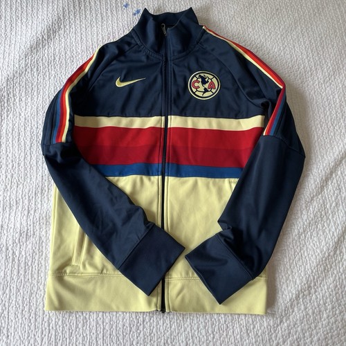 Nike Youth Navy Club America I96 Anthem 2021 CA Full-Zip Track Jacket Sz Med