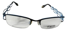 Fysh 3432 Eyeglasses Blue Black 51-19-135 Urban Eyewear 12k Optical Frames Only