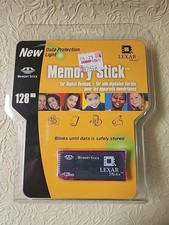 New Lexar 128MB Memory Stick Card MS128 NON-PRO for Sony camera camcorder PDA