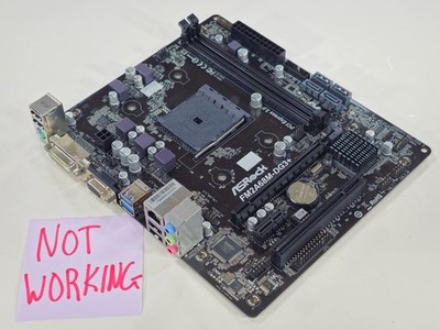 [NOT WORKING] ASRock FM2A68M-DG3+ AMD A68H Micro ATX DDR3 FM2 FM2+ Motherboard