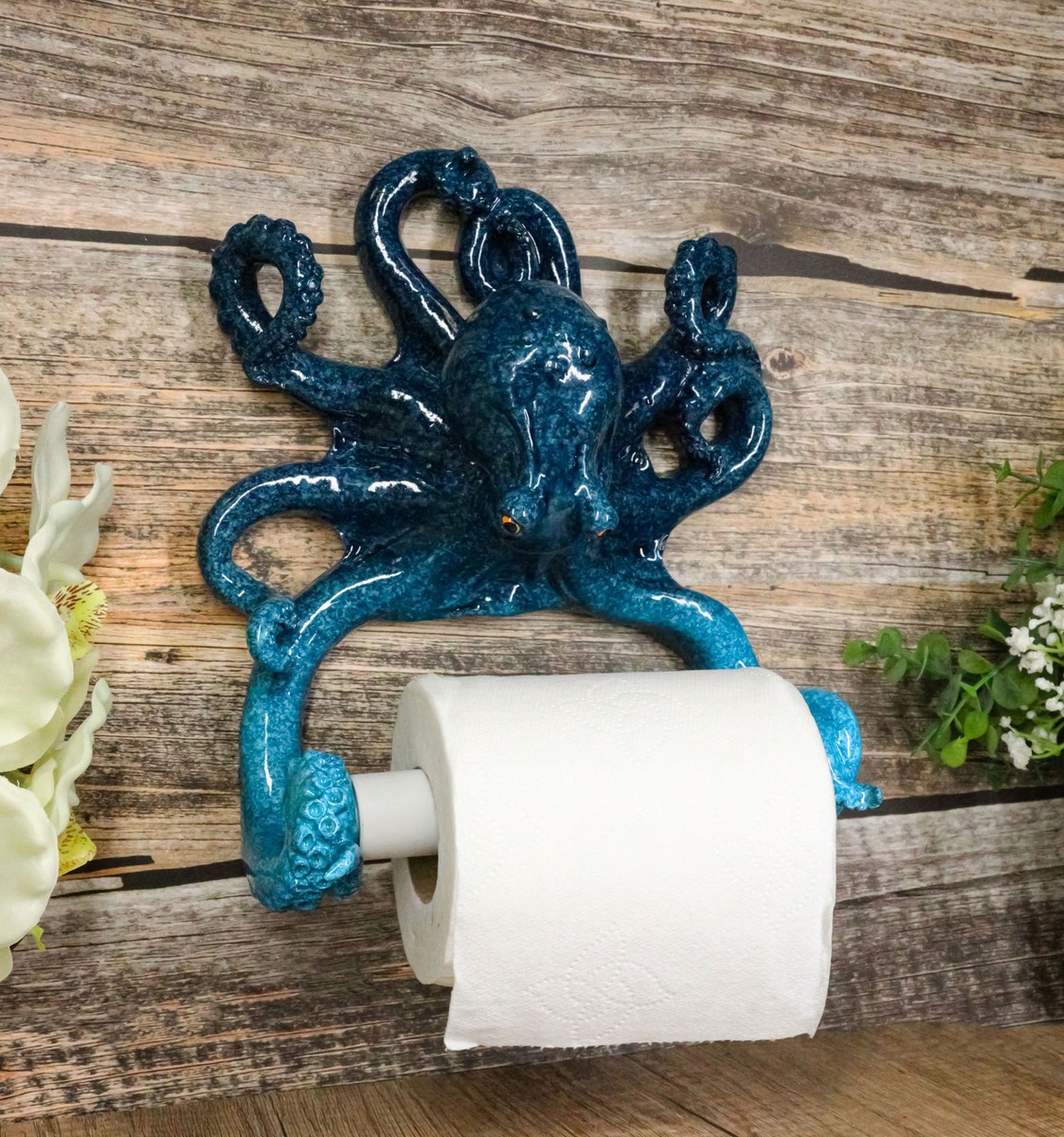 Octopus Bathroom Toilet Tissue Roll Stand Kitchen Paper Towel Holder Home Decor Octopus Bathroom Toilet Tissue Roll Stand Kitchen Paper Towel Holder Home Decor