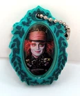 Johnny Depp Mad Hatter Key Cap Turquoise Color Alice in Wonderland Loungefly