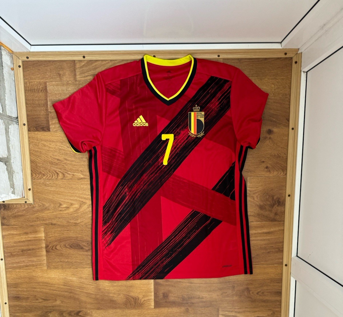 Belgium Jersey Mens XL Adidas 2020 2021 Home Kit Eden Hazard Royal