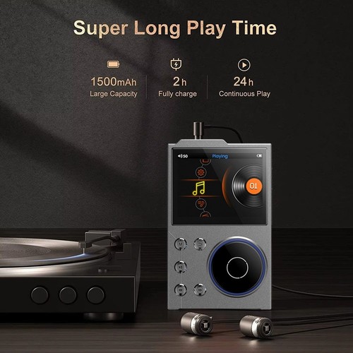 Bluetooth MP3 Player 16GB+8GB HiFi Portable Music Player, Built-in Memory,3507 - Foto 10 di 10