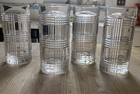 Lauren Ralph Lauren Glen Plaid Highball Crystal  Blown Glass 6.25"  Yellowstone  — photo 1