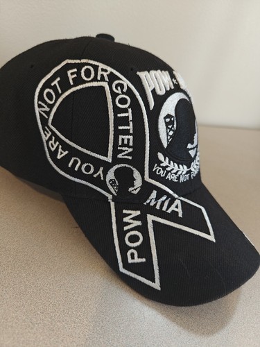 Casquette Baseball Brodée POW MIA You Are Not Forgotten - Ajustable Unisexe Adulte Multicolore