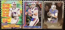 Josh Allen 2025 Topps Chrome 3 Card Lot. Refractor Pulsar & Fortune 15. Bills🔥