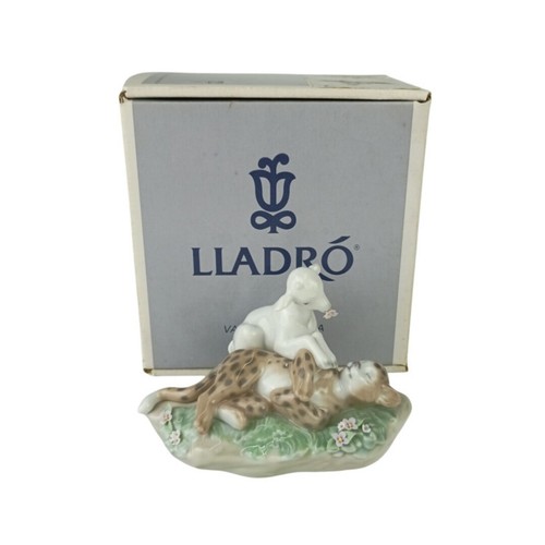 LLADRO Kingdom of Peace (Leopard and Kid) Figurine 6926 Multicolor Porcelain - Picture 8 of 8