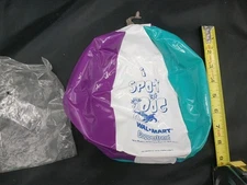 Vtg Beach Balls Coppertone Walmart Kids Water Sunscreen 9" Never Used