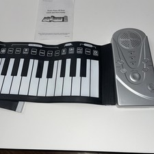 Roll Up Piano Keyboard Portable Flexible Electronic Piano 49 Keys 2 New Books