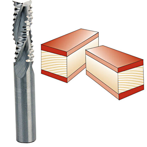 Whiteside Spiral Upcut Roughing (Hogger) Router Bit 3/8" CD, 3/8" Shank, 3/4" CL