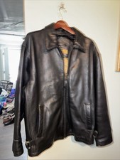 RARE VTG Andrew Marc New York Black Leather C...