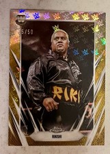 Rikishi Gold /50 2026 WWE Topps Chrome Logofractor WRESTLEMANIA