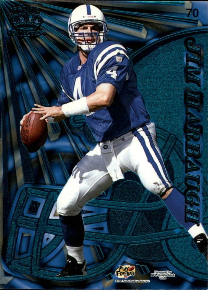 1997 Pacific Dynagon Tandems #70 J.Harbaugh J.Smith - NM-MT - Image 2 of 2