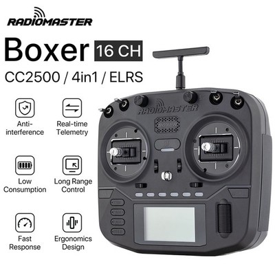 RadioMaster Boxer Radio 4in1 Transmitter 2.4G 16CH Hall Gimbals CC2500 ELRS