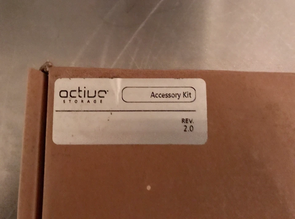 Active Storage AC32SFC02 Accessory Kit Rev. 2.0 Rails Cords CD Screws Mac Raid - Image 2 of 4