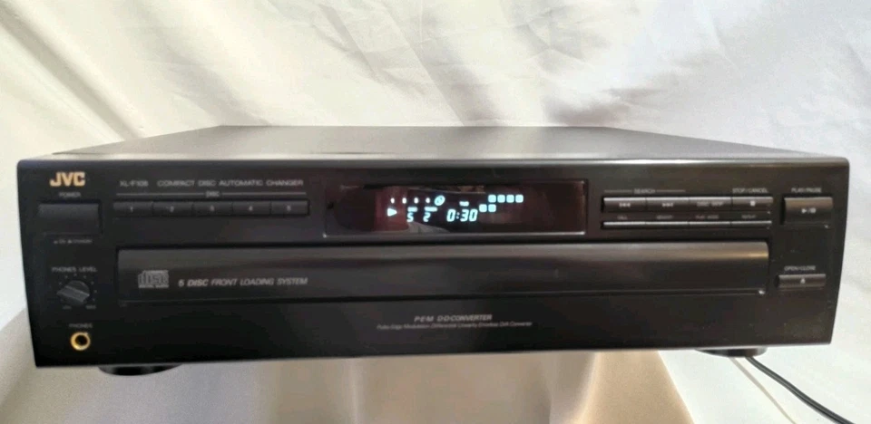 JVC XL-F108 CD Changer 5 Compact Disc Player HiFi Stereo Vintage  (tested) - Image 2 of 4