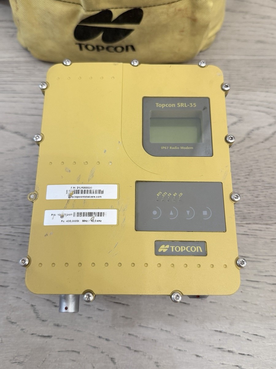 Topcon SRL-35 35W UHF 403-473 MHz IP67 Radio Modem SATEL Easy Pro