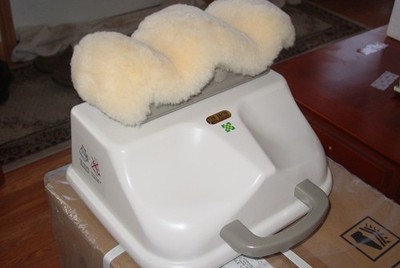 Bowron  Medical grade Sheepskin Chi Machine Footrest Cover