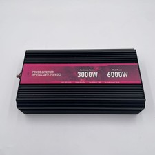 3000W 12V DC to AC Car Power Inverter 2AC 2.4A USB LCD Display - READ