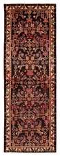 Vintage Hand-knotted Runner Rug 3'4" x 9'10" Traditional Oriental Wool Carpet