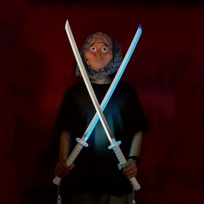 40inch Glow Bleach Katana Rukia Sword Led Light Up Anime Cosplay Sabre Toy Gift
