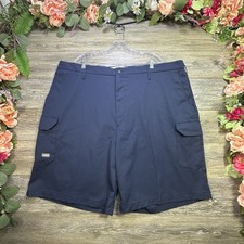 SofTwill by UniFirst Cargo Shorts Mens Size 48 48X Blue Uniform Work Man New