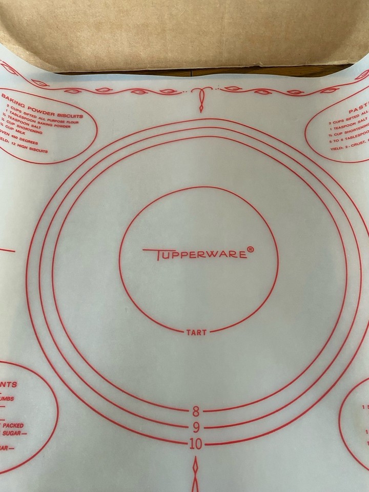 Fourchette à Pâtisserie Tupperware Rouge Paprika, Réf 1965-5, Vintage, Neuve