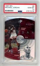 Michael Jordan 1997 SPx #6 Silver Holo PSA 10 Gem Mint LOW POP 18