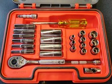 Proto Professional Usa 25 Piece 14 Drive Socket Set Sae Inch 6 Point J47125s