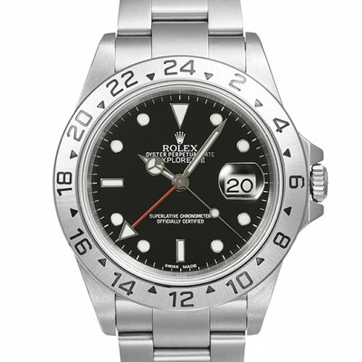 ROLEX Explorer 2 16570 schwarz Gehäusegröße 40mm x 40mm gebrauchte Herrenuhr ...