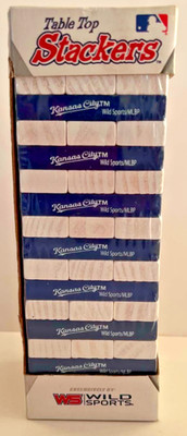 MLB Kansas City ROYALS Table Top Stackers Skill Party Game Baseball Team Logo