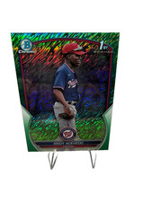 Andy Acevedo 2023 Bowman Chrome 1st Green Shimmer Refractor /99 #BCP-237